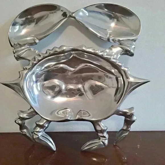 Wilton Armetale Giant Crab Dish - Picture 3 of 9